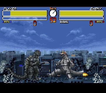 Gojira - Kaijuu Daikessen (Japan) screen shot game playing